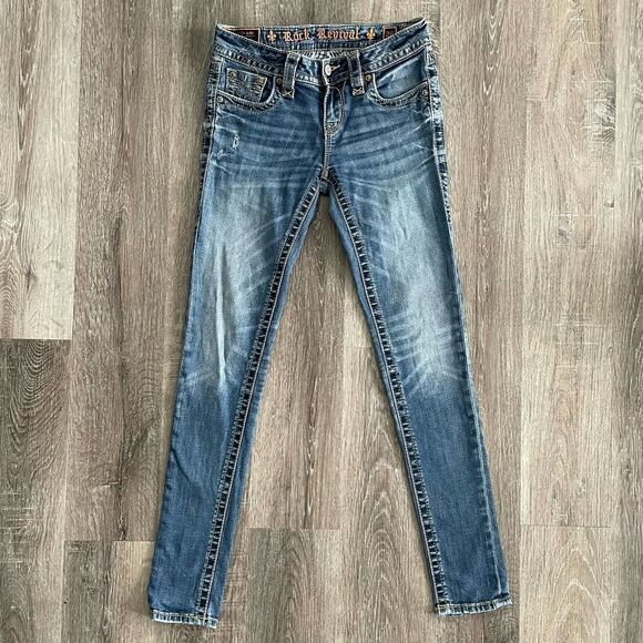 Rock Revival Jessica Skinny Jeans - Size: 26 - Picture 8 of 8
